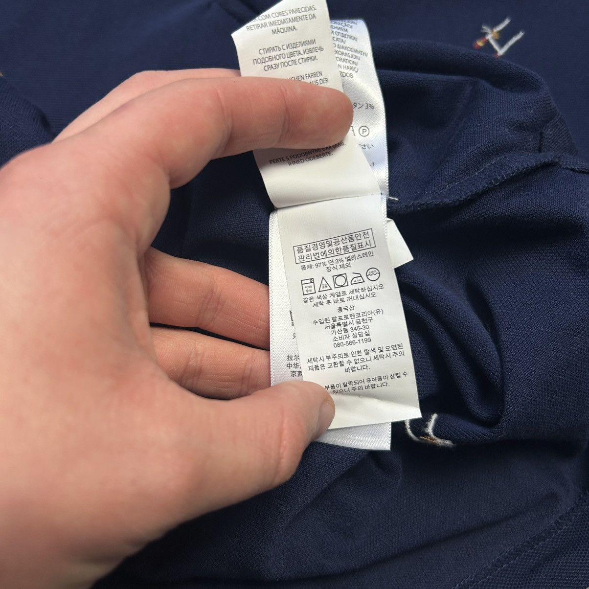 Polo Ralph Lauren Mens Polo Ralph Lauren Monogrammed y2k opium polo Size US XS / EU 42 / 0 - 9 Thumbnail