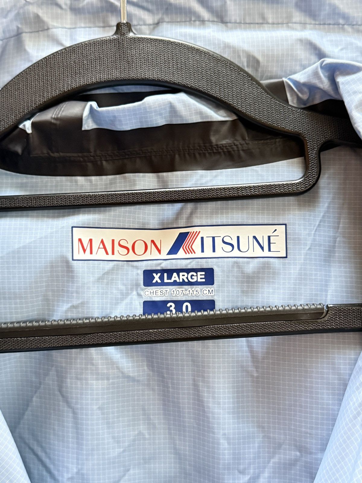 Maison Kitsune K-WAY Collab Packable Ripstop Nylon Jacket Size US XL / EU 56 / 4 - 5 Thumbnail