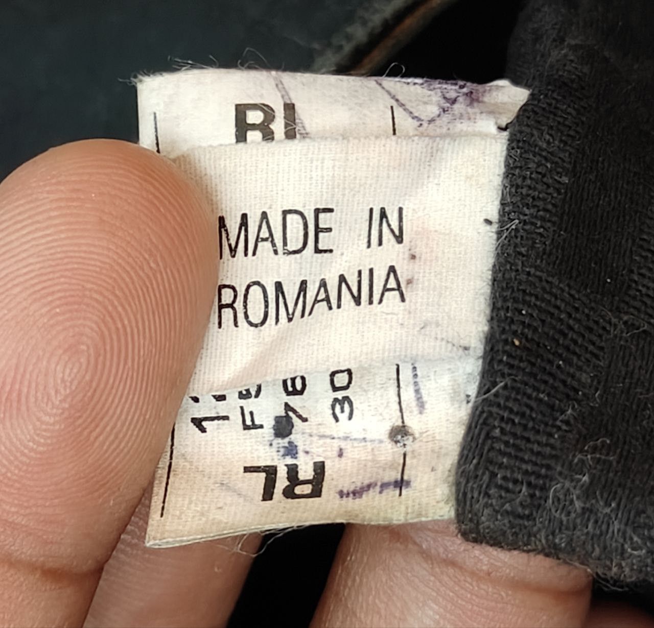 Vintage Furla Leather Handbag, Made in Romania