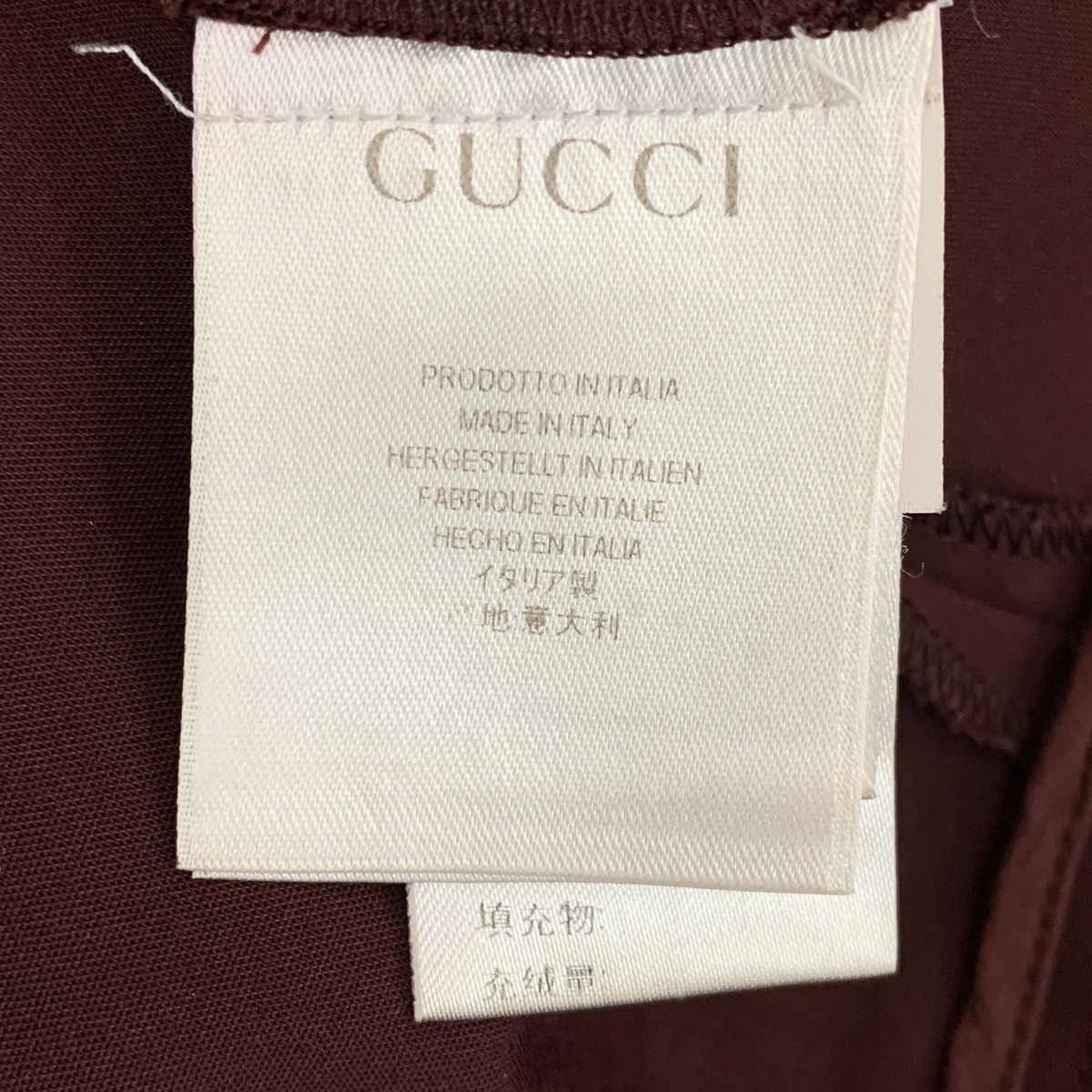 Gucci Gucci Deep Red Cotton Casual Pants K26WX Size 26" / US 2 / IT 38 - 6 Thumbnail