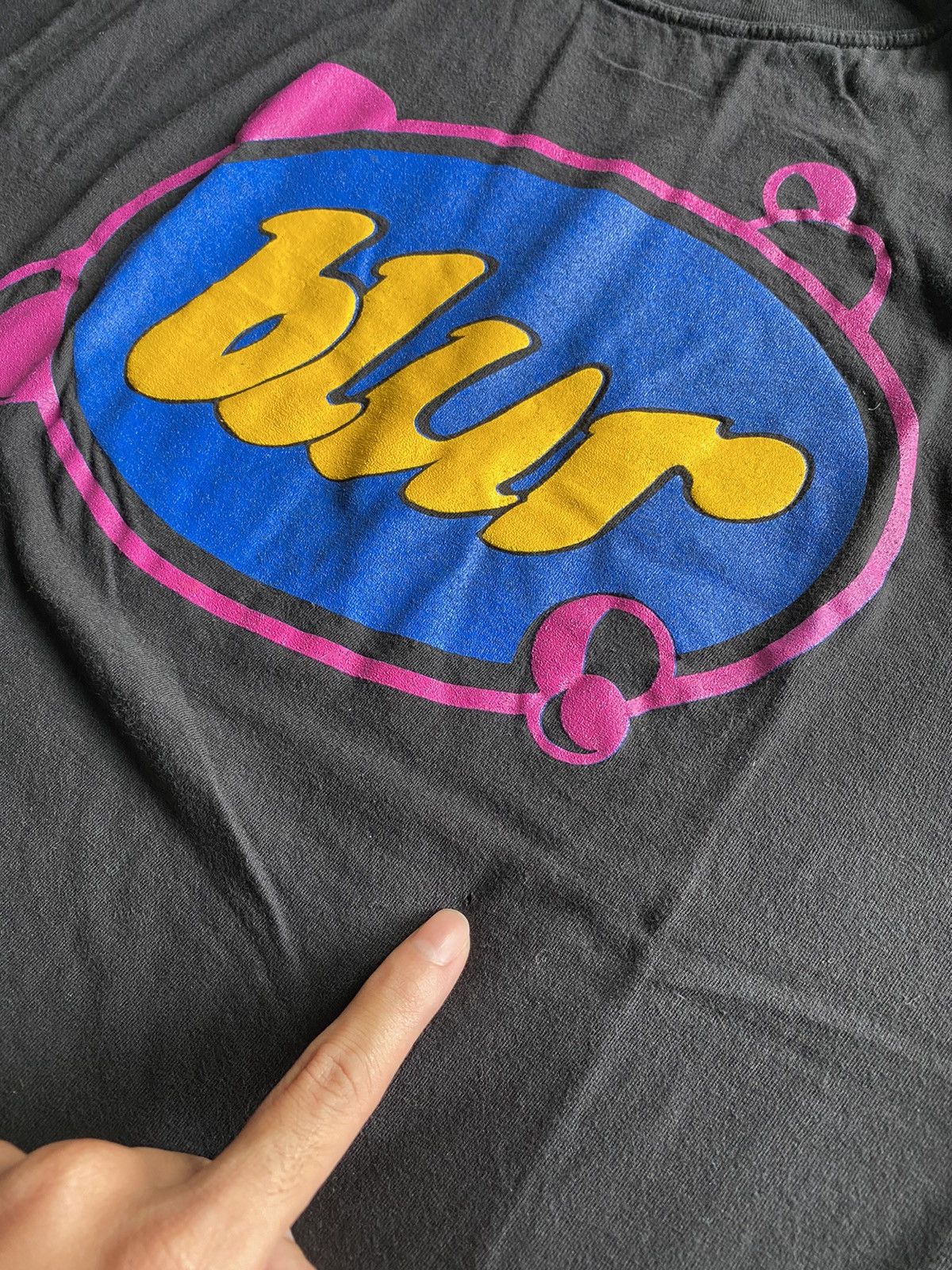 Band Tees × Vintage Vintage Blur Bootleg 90s Tshirt Size US M / EU 48-50 / 2 - 7 Thumbnail