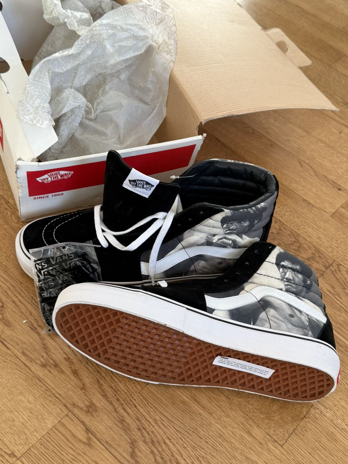 Rare “Bruce Lee” Supreme high top vans
