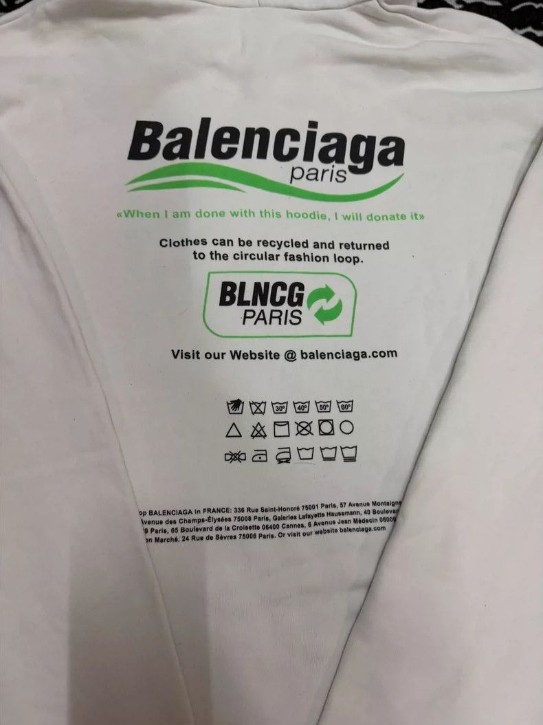 Balenciaga Balenciaga Environmental protection cola hoodie sweater Size US S / EU 44-46 / 1 - 6 Thumbnail