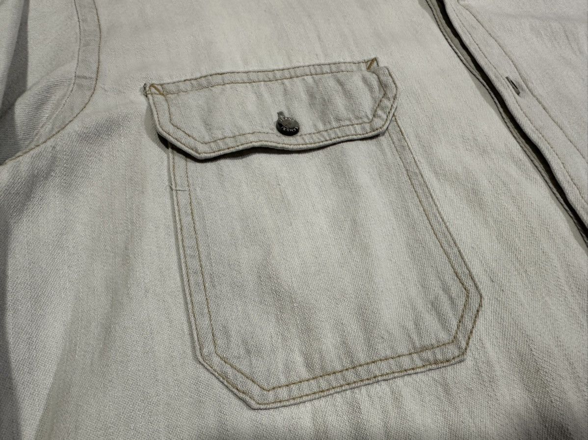 Japanese Brand × Kansai Yamamoto × Yohji Yamamoto 🔥Rare Design Vintage Kansai Yamamoto Shirt Double Pockets Size US L / EU 52-54 / 3 - 9 Thumbnail