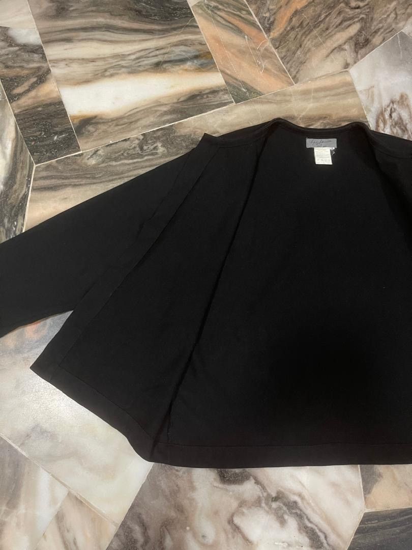 Yohji Yamamoto Yohji Yamamoto Pour Homme Full Black Casual Jacket Size US M / EU 48-50 / 2 - 11 Thumbnail