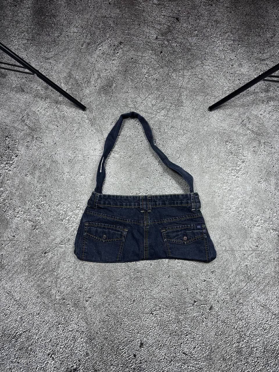 Affliction Vintage Recycled Handmade Denim Shoulder Bag Size ONE SIZE - 6 Thumbnail