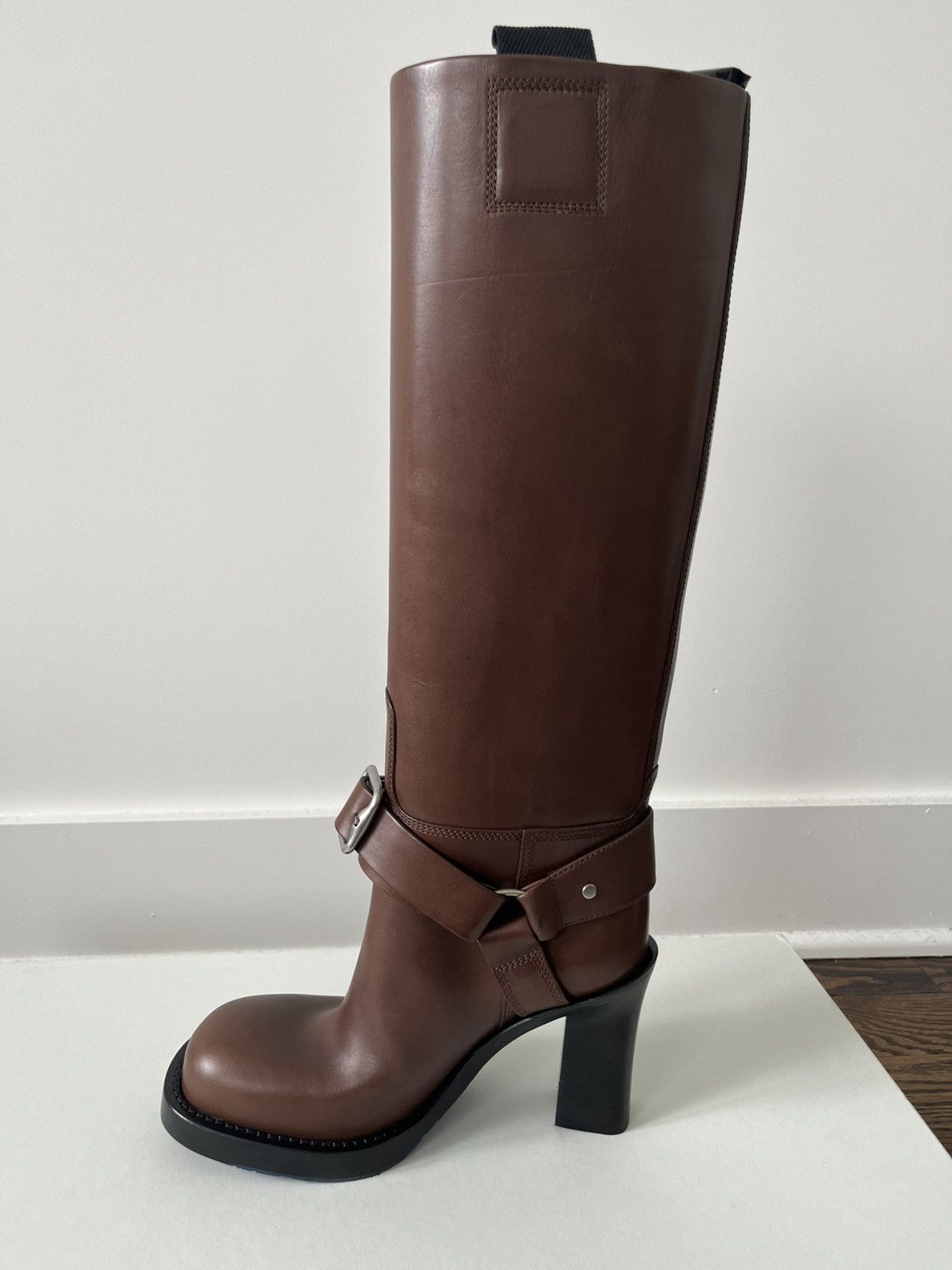Burberry Burberry Leather Strirrup High Boots Size US 6.5 / IT 36.5 - 9 Thumbnail