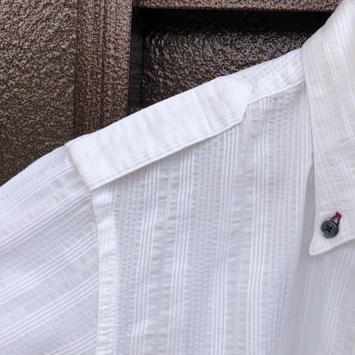 Burberry Burberry Checked Embroidery Logo Stretchable Short Sleeve Size US M / EU 48-50 / 2 - 7 Thumbnail