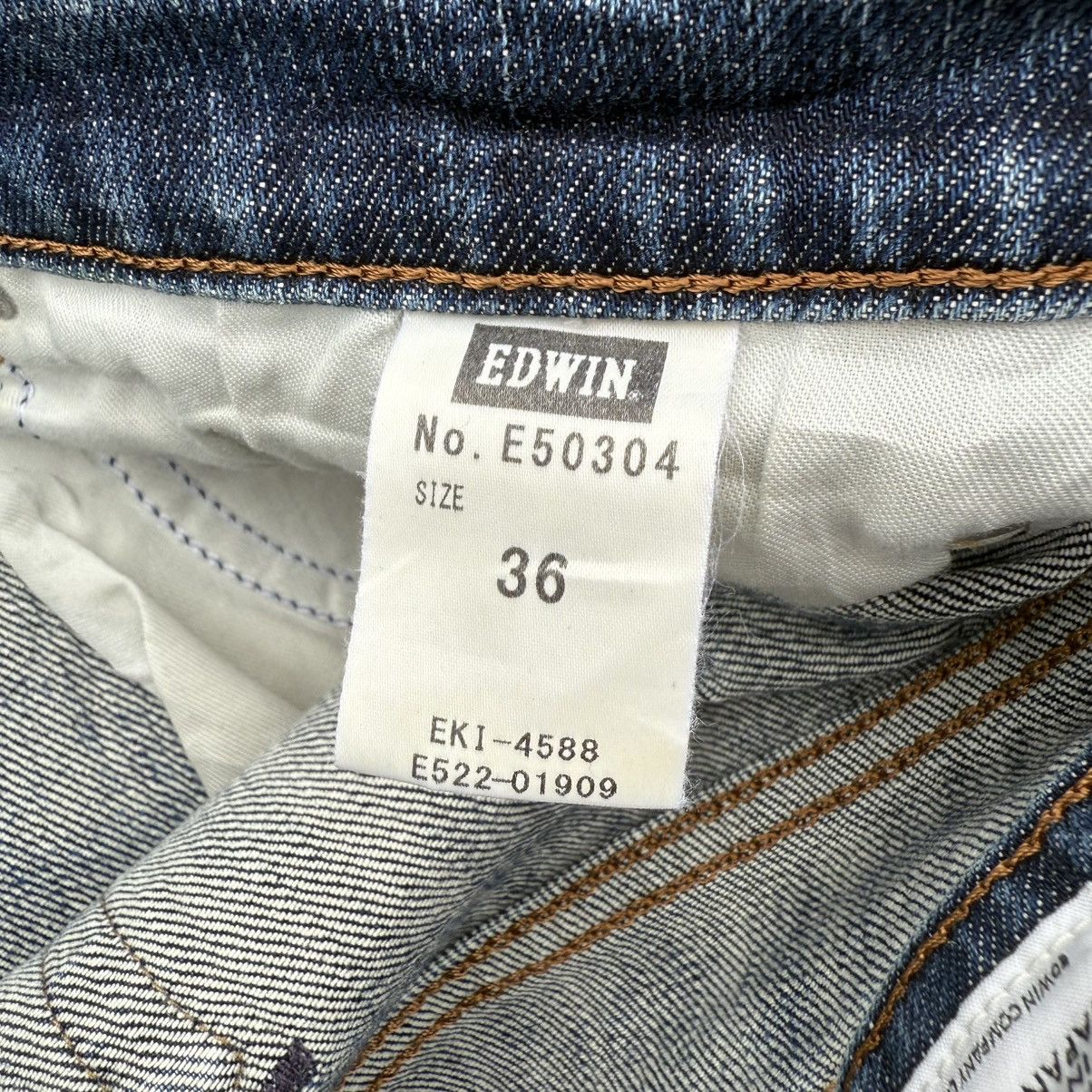 Edwin W36 Vintage edwin denim faded rippep jean pants Size US 36 / EU 52 - 15 Thumbnail
