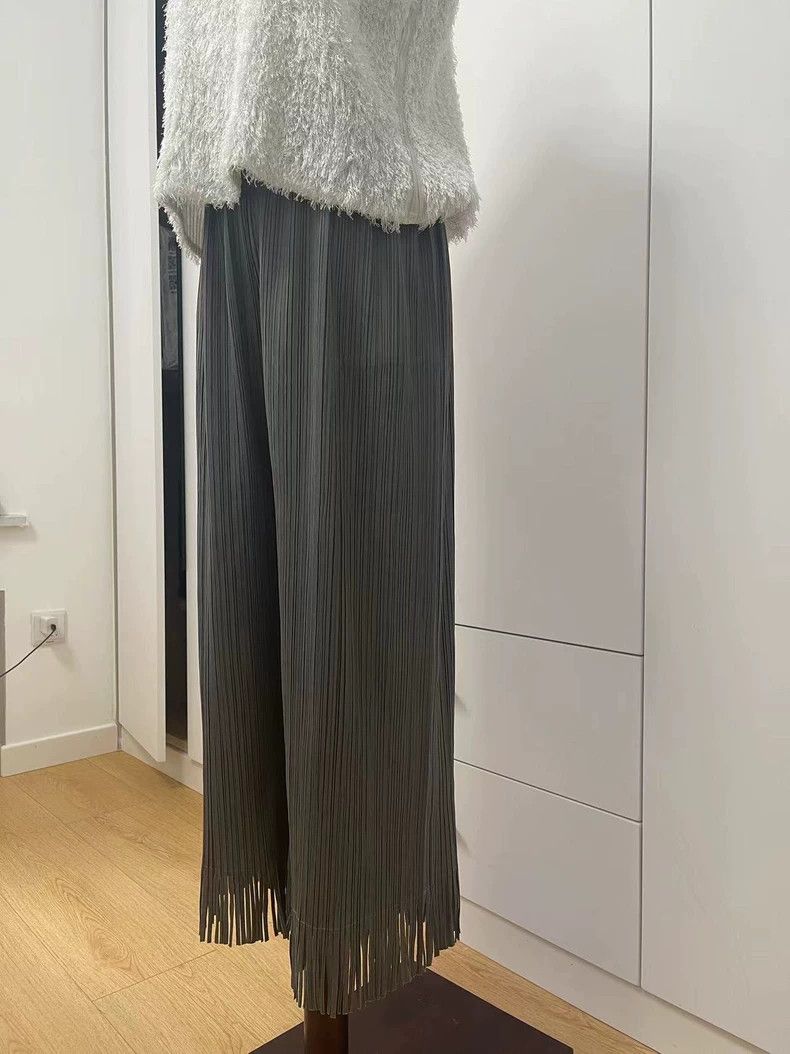 Issey Miyake issey miyake size:3 Silver-grey trousers 2506-Nextarrow Size 42" / US 20 - 2 Thumbnail