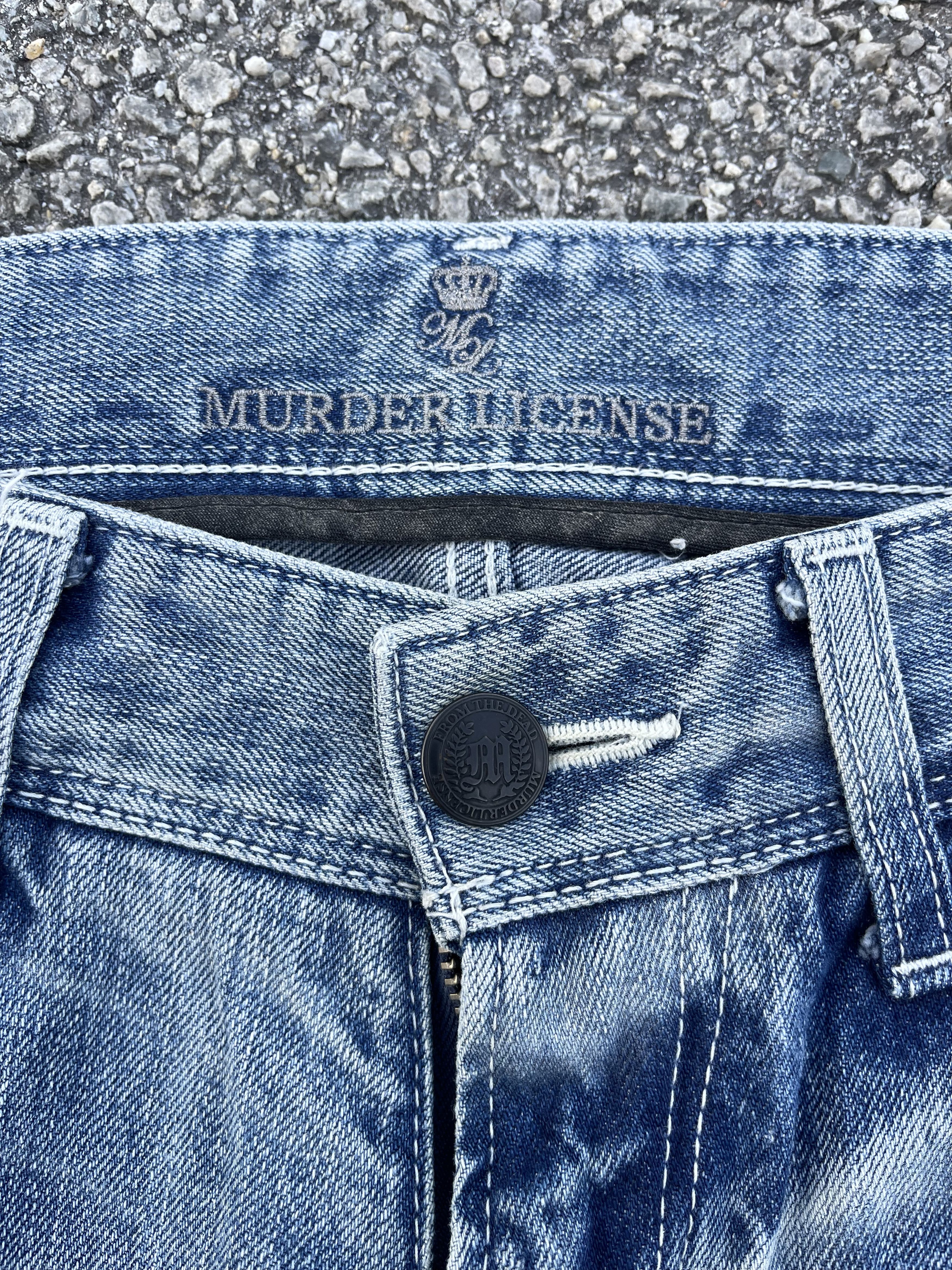 Le Grande Bleu (L.G.B.) Murder License Flare Low Rise Jeans Blue faded of the day Size US 32 / EU 48 - 5 Thumbnail