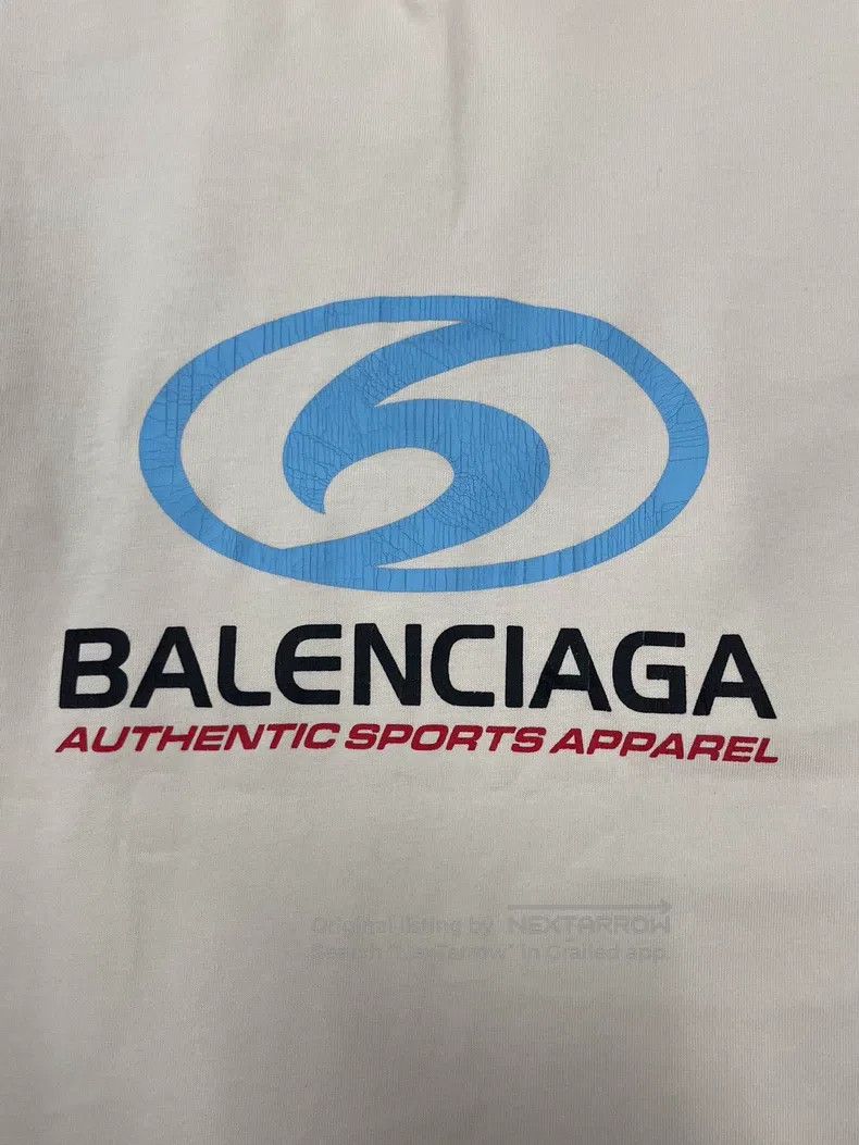 Balenciaga Balenciaga Emblem print round neck loose short-sleeve T-sh Size US XS / EU 42 / 0 - 3 Thumbnail