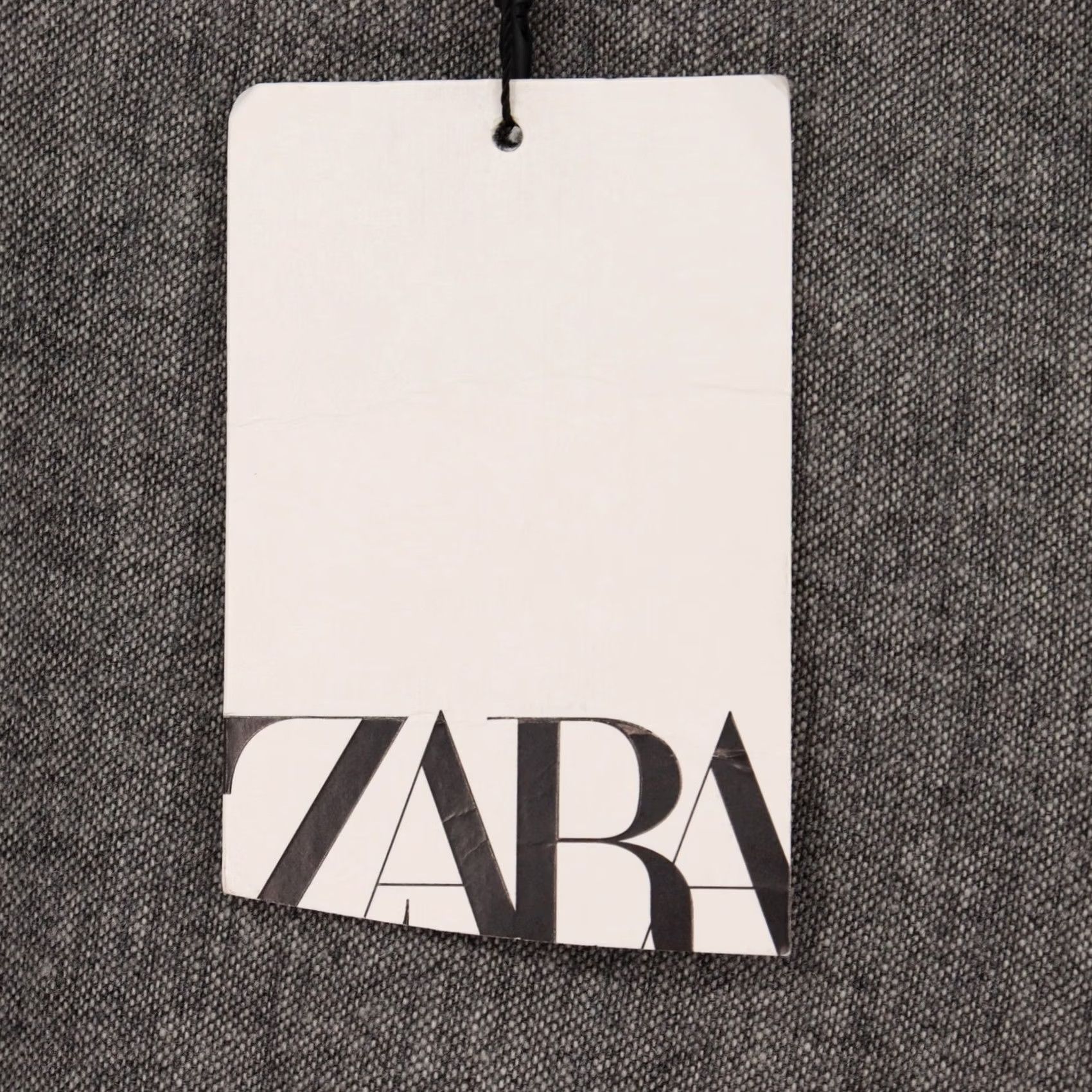 Zara ZARA Men's Gray Wool Blend Dress Pants Size 31 Business Casual Office Straight Front Pockets Belted Zip Button Wool Trousers Mens Size US 40 / EU 56 - 3 Thumbnail