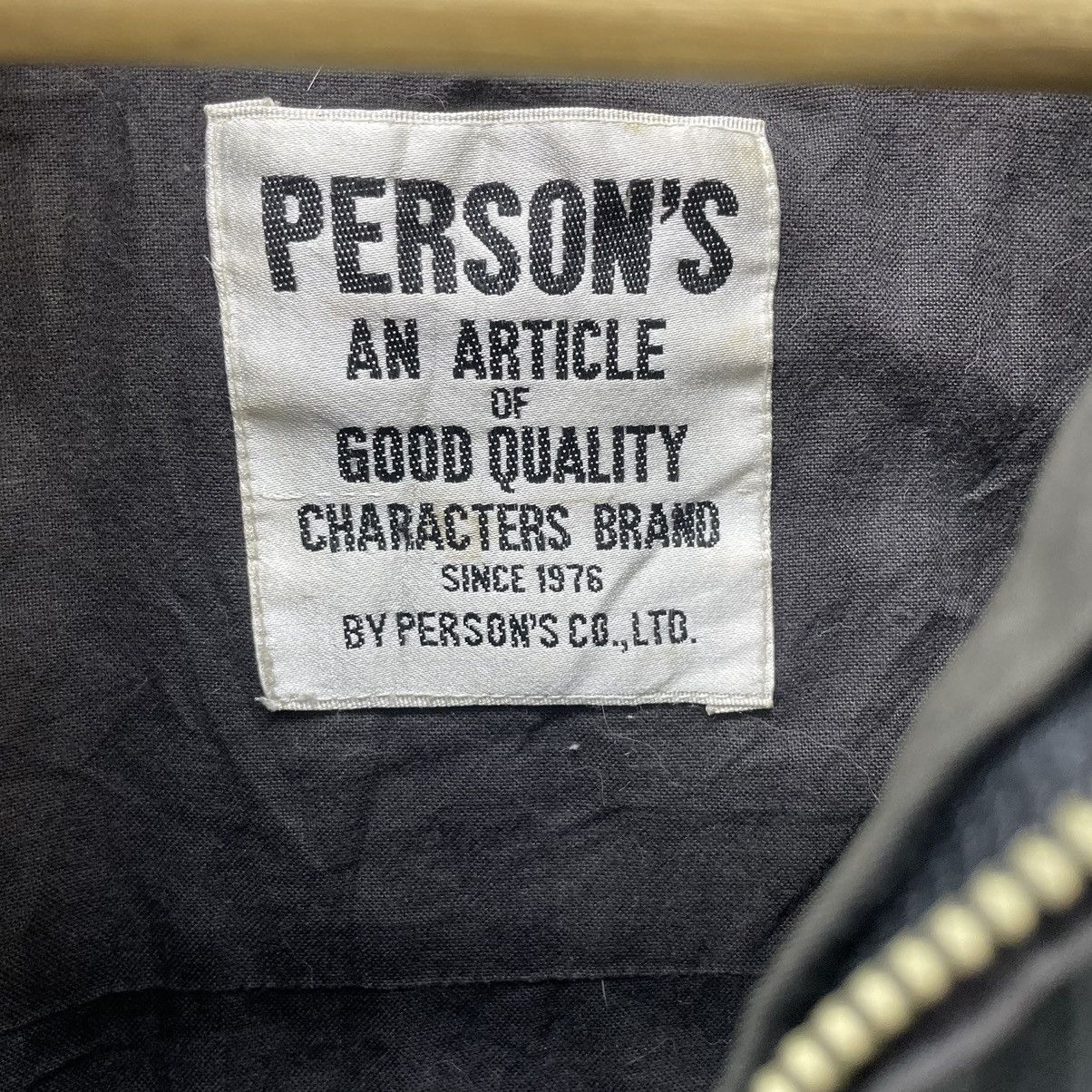 Japanese Brand × PERSON'S × Vintage Vintage Persons Bomber Hoody Jacket Size US M / EU 48-50 / 2 - 6 Thumbnail