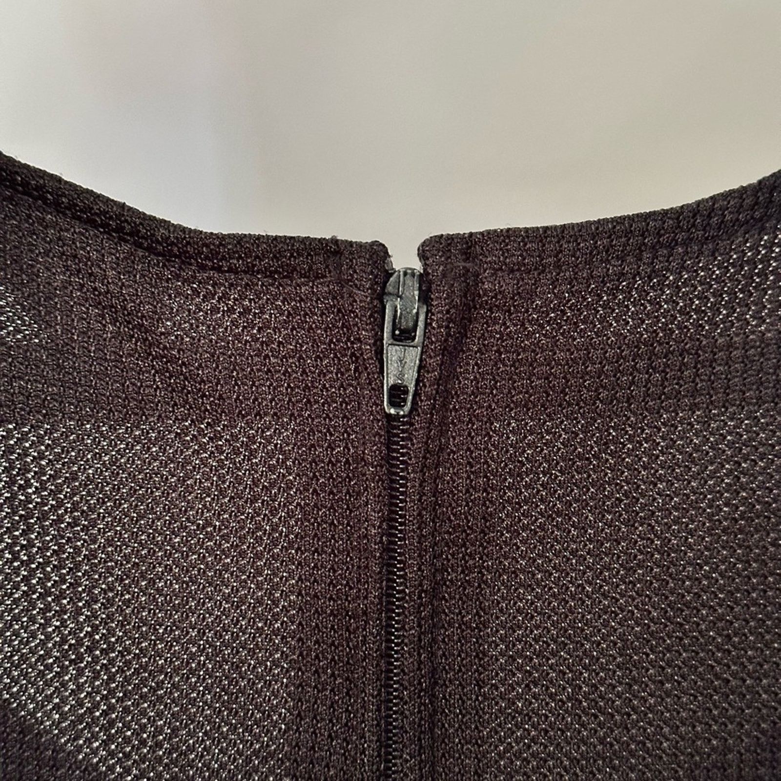Other Vintage 90’s JSJ Petites Black Mesh Top Pleated Jumpsuit Size 28" / US 6 / IT 42 - 4 Thumbnail
