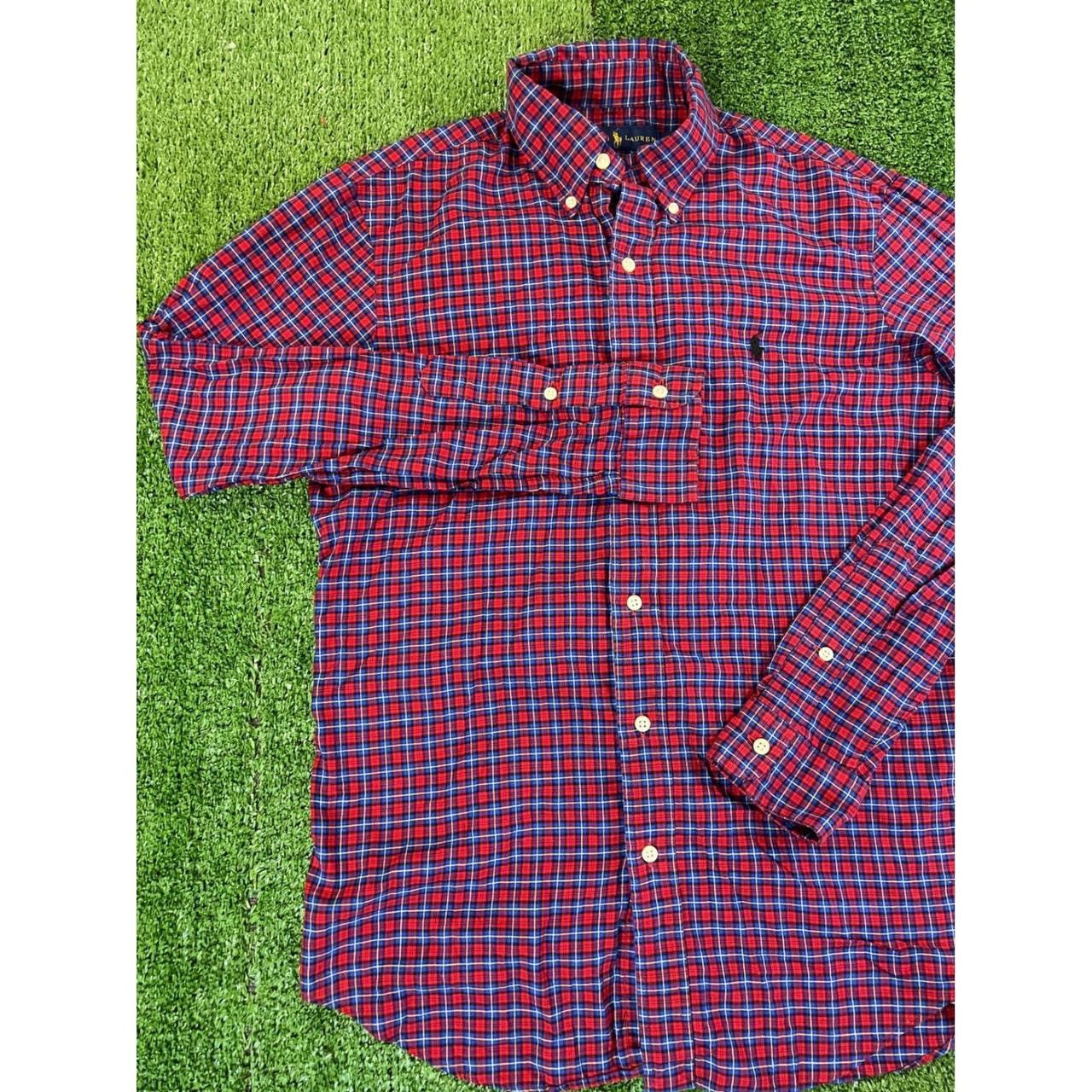 Polo Ralph Lauren Polo Ralph Lauren Mens Small Plaid Button Down Shirt Red Size US S / EU 44-46 / 1 - 1 Thumbnail