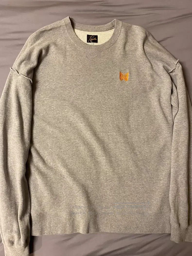 Needles Needles Pullover sweatshirt made in Japan grey Size US L / EU 52-54 / 3 - 2 Thumbnail