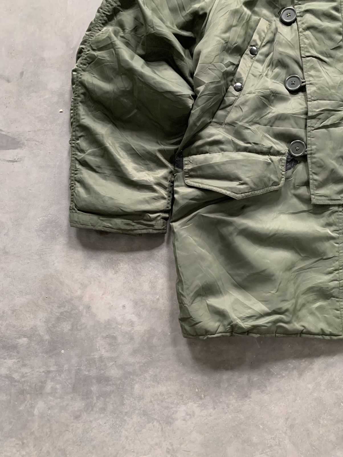Japanese Brand Vintage Avirex Officer Unifrom N-3B Flight Jacket Green Size US XL / EU 56 / 4 - 4 Thumbnail