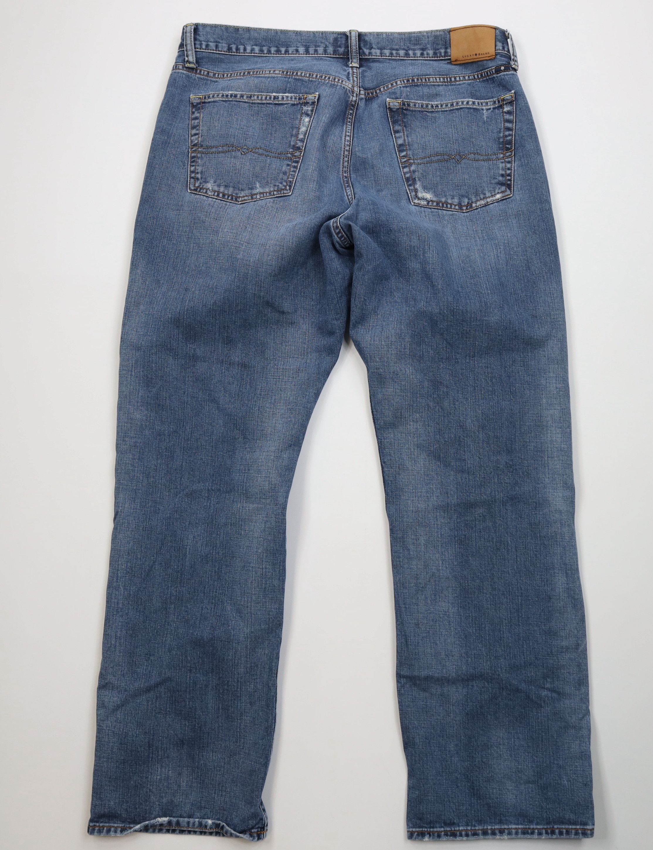 Lucky Brand Vintage Y2K Lucky Brand Straight Wide Leg Denim Jeans Size US 38 / EU 54 - 11 Thumbnail