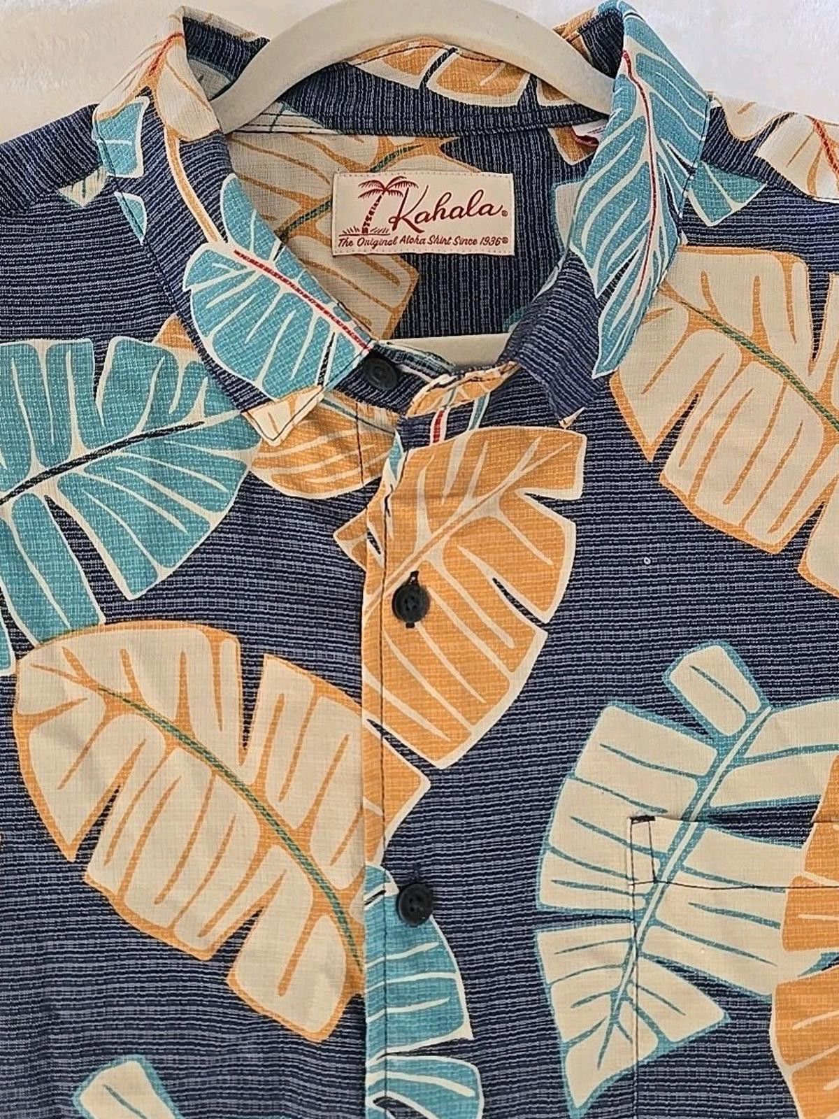 Kahala Vintage Kahala Hawaiian Shirt Men's Size 2XL Blue Size US XXL / EU 58 / 5 - 3 Thumbnail