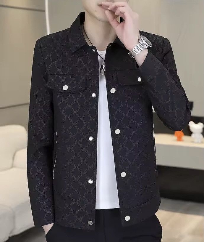 Japanese Brand Slim Fit Casual Jacket Korean Style Plaid Streetwear Size US L / EU 52-54 / 3 - 1 Thumbnail