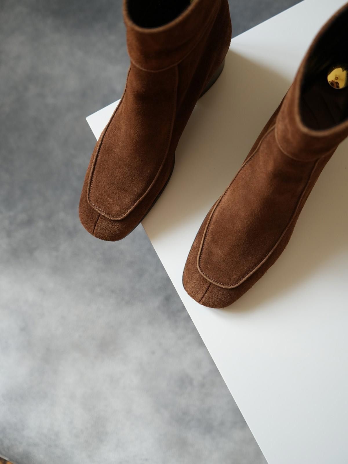 Saint Laurent Paris Saint Laurent Ancle Suede Buckle Boots WOMEN US6.5 Size US 6.5 / IT 36.5 - 9 Thumbnail