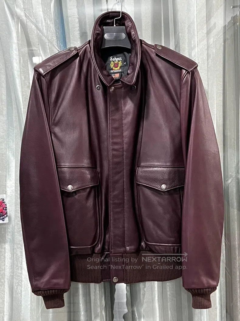 Schott Schott Flight suit, cowhide jacket, jacket, jacket Size US L / EU 52-54 / 3 - 1 Thumbnail