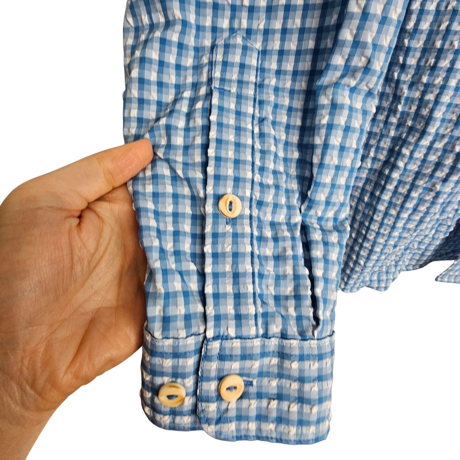 Orvis Orvis Mens Seersuck Fly Fishing Shirt Sz M Gorpcore Outdoor Size US M / EU 48-50 / 2 - 4 Thumbnail