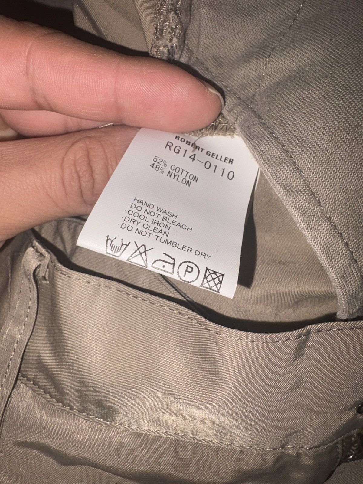 Robert Geller Robert Geller shimmer beige pants Size US 33 - 5 Thumbnail