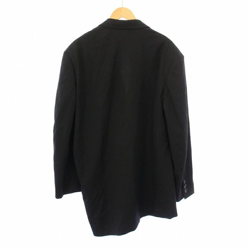 Yohji Yamamoto POUR HOMME 23SS SUMMER TUXEDO W-DRAPING JACKET HZ-J37-100 Size US M / EU 48-50 / 2 - 2 Thumbnail