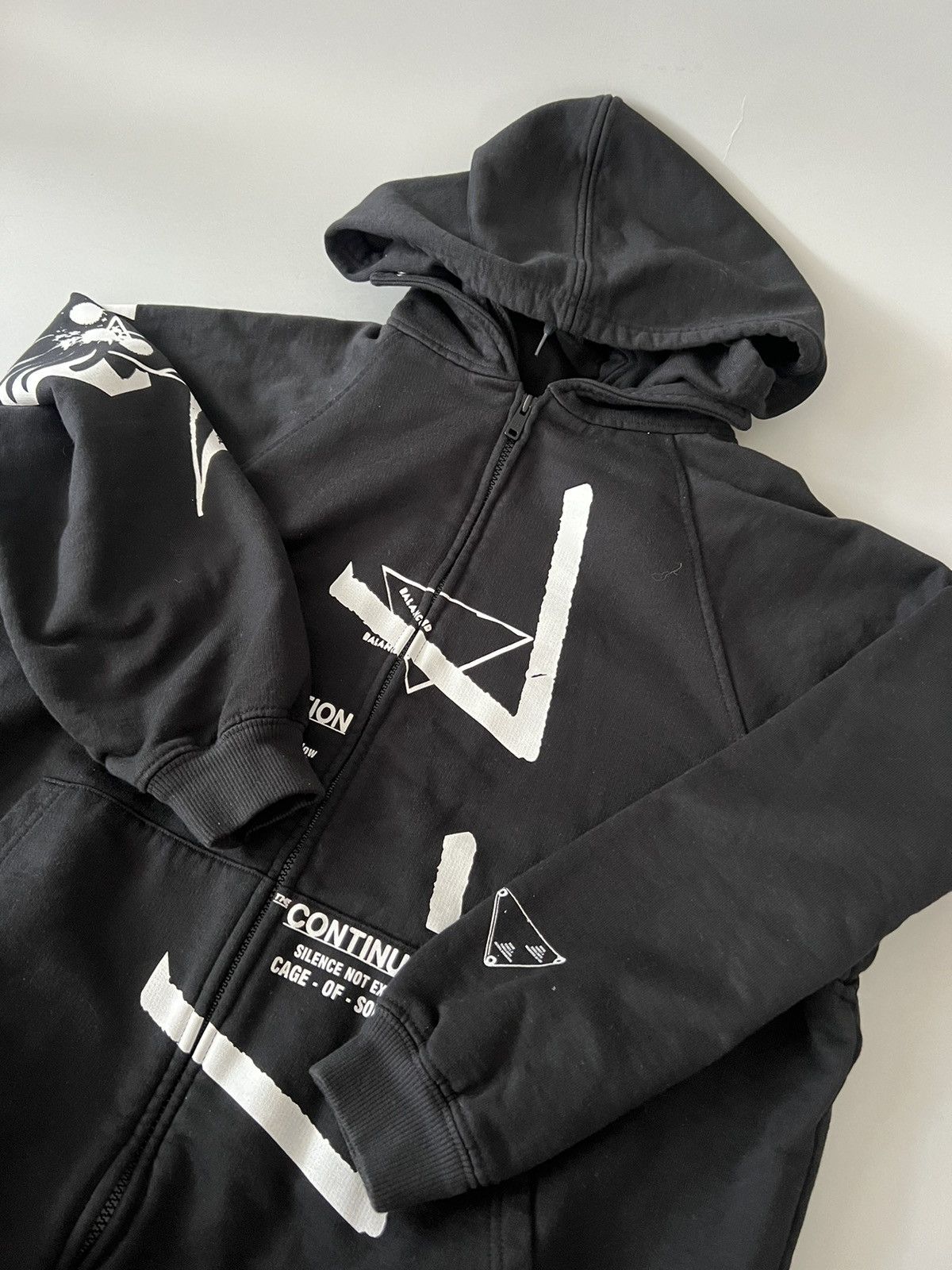 Prada Prada graphic print zip up hoodie Size US XS / EU 42 / 0 - 7 Thumbnail