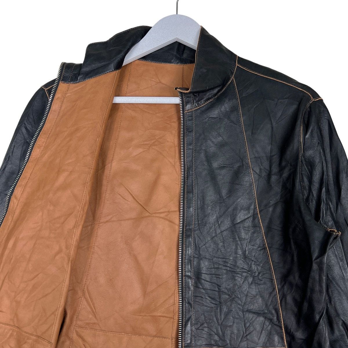 Japanese Brand 🔥 REVERSIBLE LEATHER JACKET Size US M / EU 48-50 / 2 - 10 Thumbnail