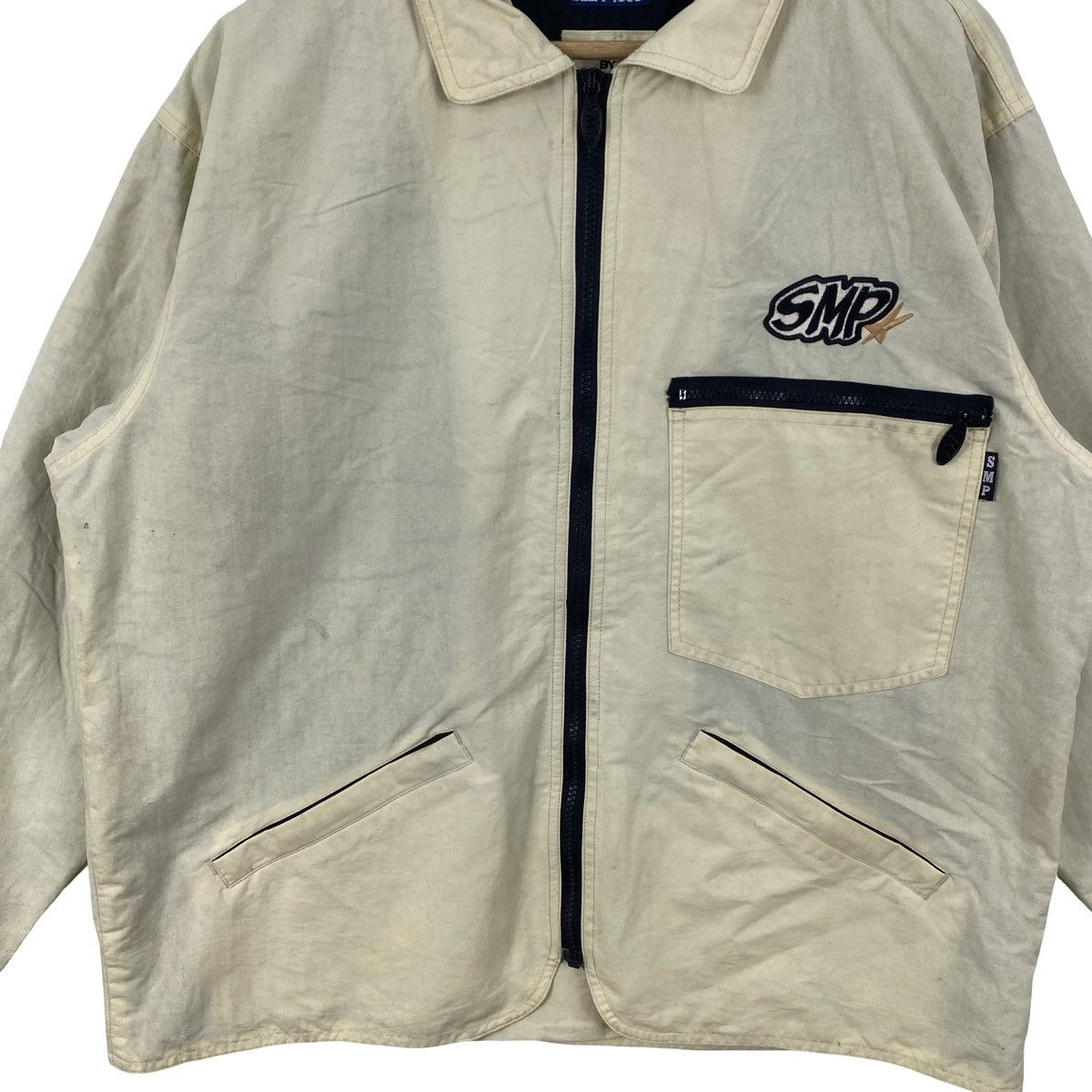 Vintage Vintage SMP DEFY 1000 Designed By Sporty Zip Up Work Jacket Size US XXL / EU 58 / 5 - 6 Thumbnail