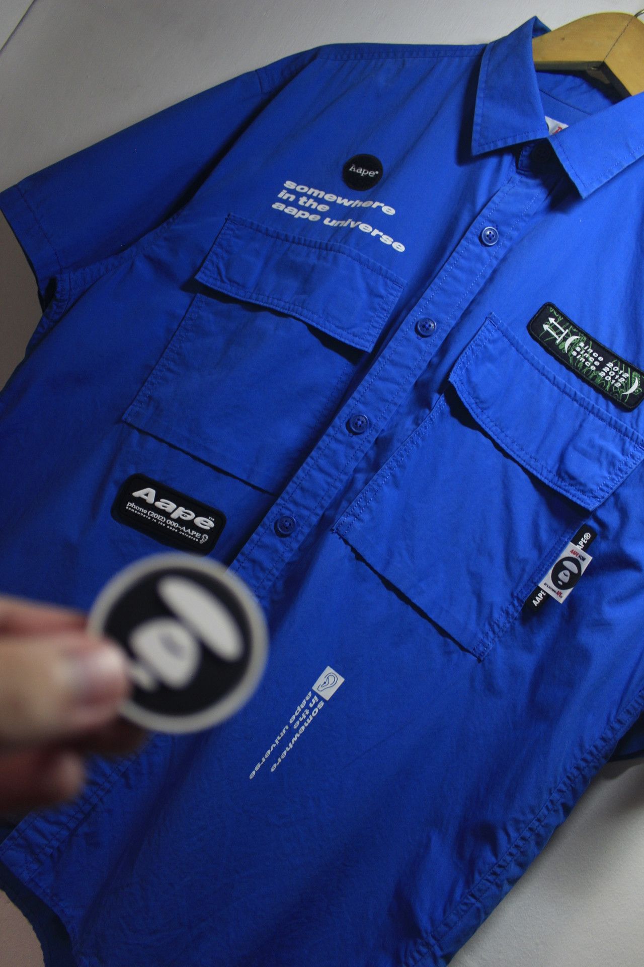 Aape AAPE Utility Button Down Shirt Size US M / EU 48-50 / 2 - 3 Thumbnail