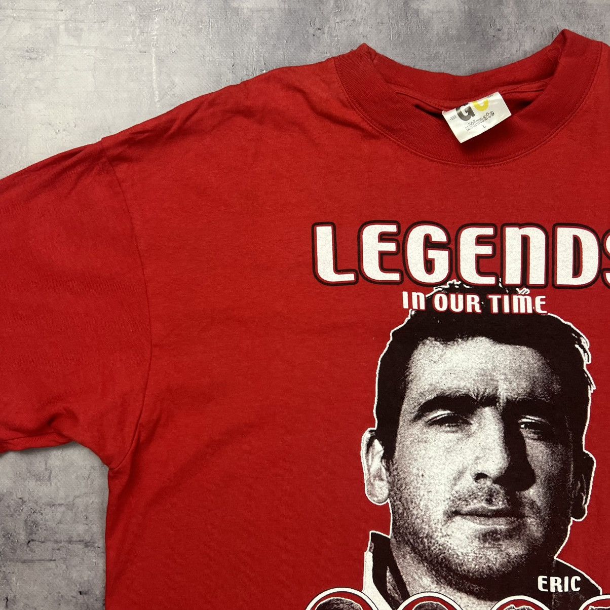 Other Rare! Eric Cantona Legends In Our Time Ronaldo 7 Jersey 90s Size US L / EU 52-54 / 3 - 4 Thumbnail
