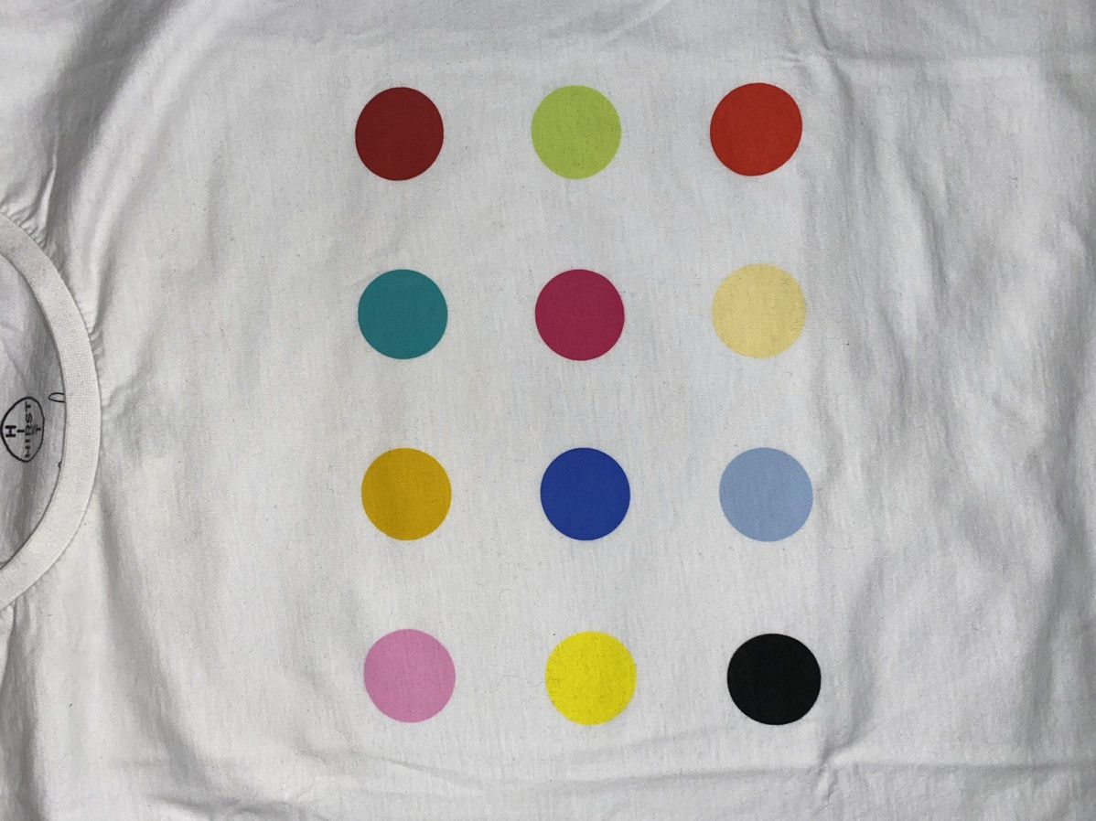 Damien Hirst spot painting exhibition tee