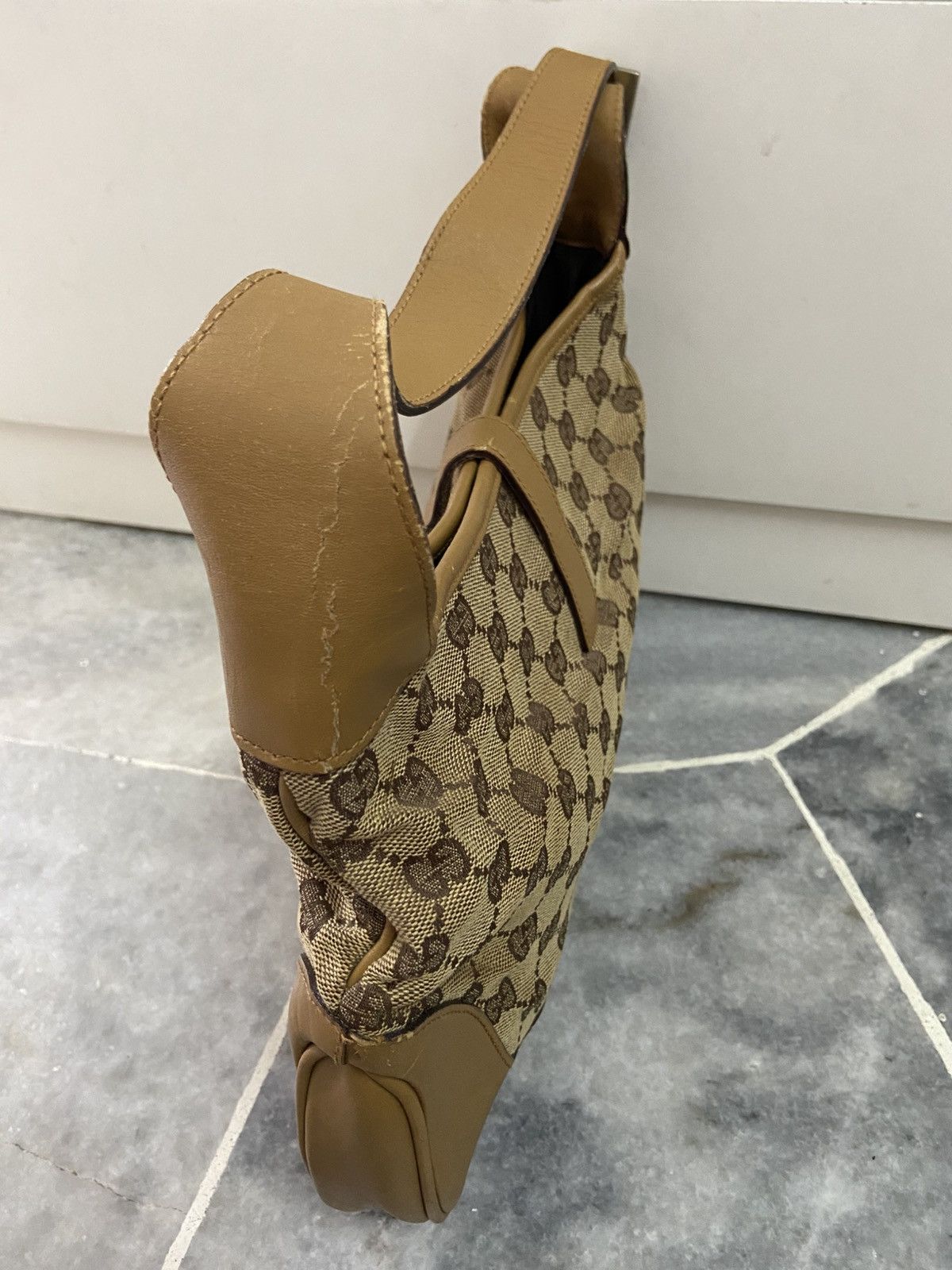 Gucci Gucci Gucci Vintage Jackie Bag in Brown Canvas and Leather Size ONE SIZE - 8 Thumbnail