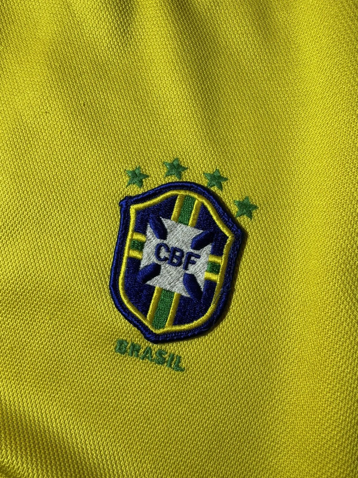 Nike Nike Brasil 1998-00 Football Jersey Home Shirt National Team Size US XL / EU 56 / 4 - 4 Thumbnail