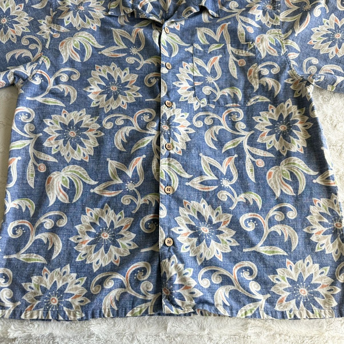 Ocean Pacific Vintage Ocean Pacific OP Hawaiian Shirt Men Large Blue Aloha Size US L / EU 52-54 / 3 - 5 Thumbnail