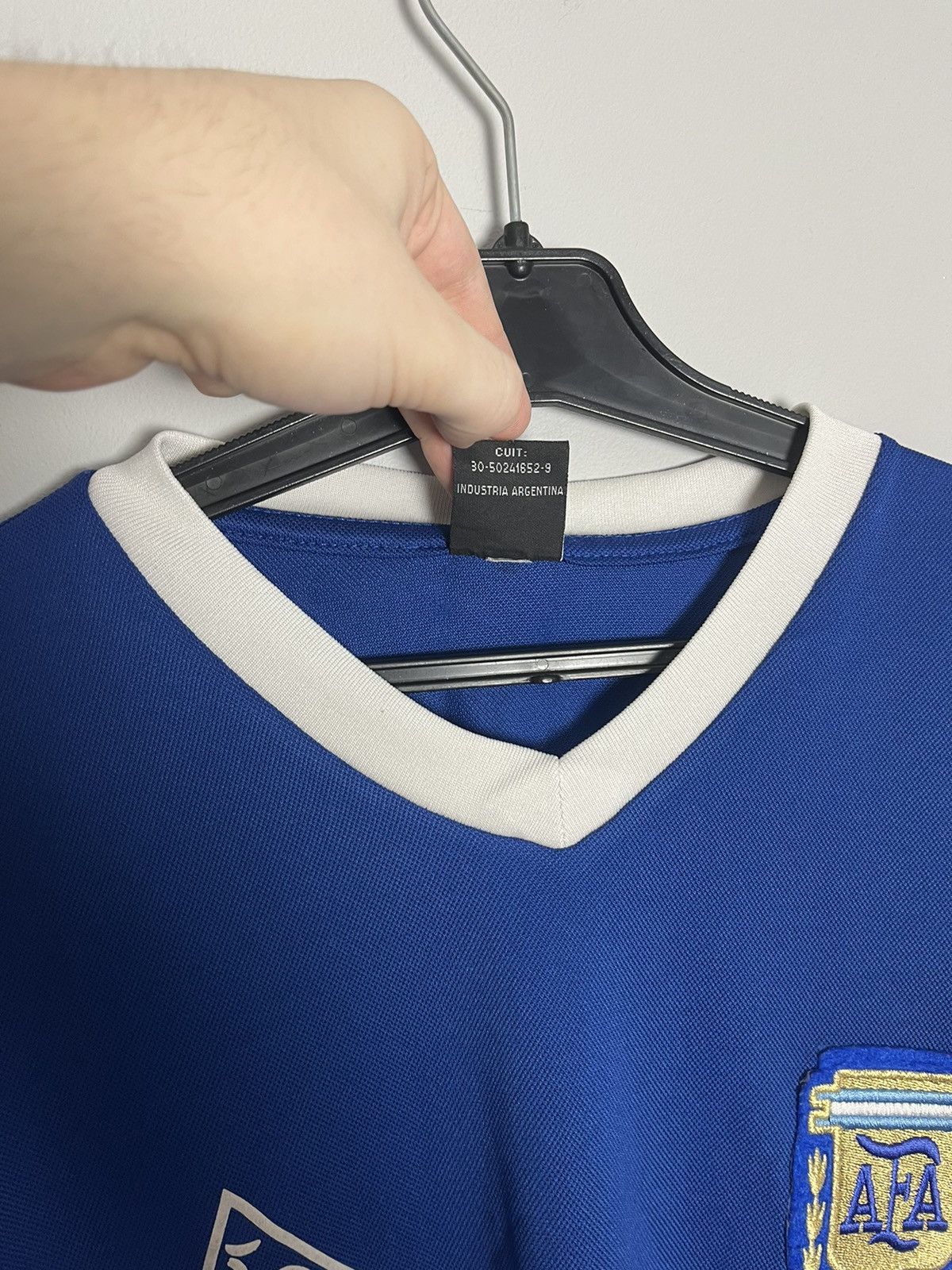 Le Coq Sportif Argentina away world cup 1986 Jersey football tshirt Size US M / EU 48-50 / 2 - 5 Thumbnail