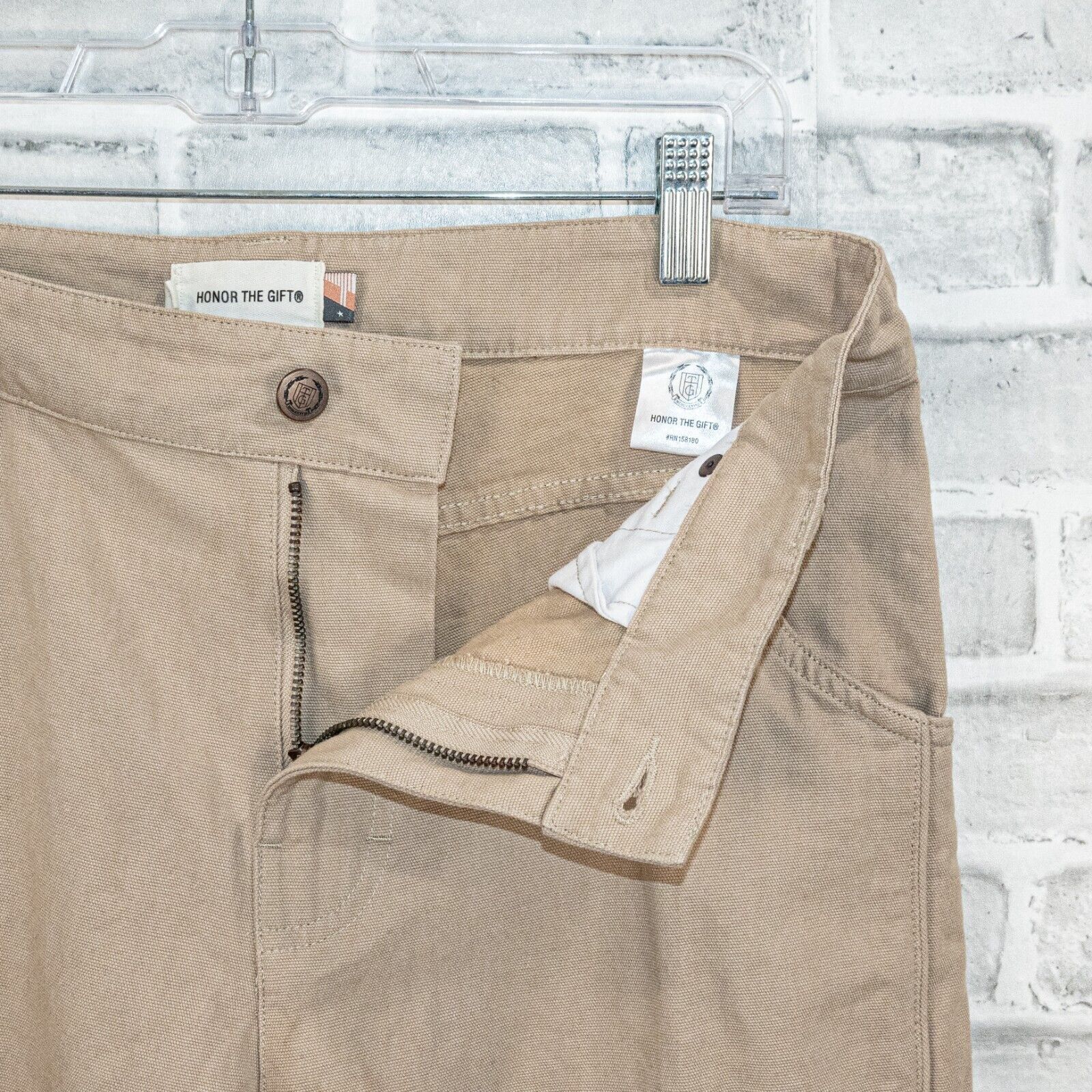 Honor the Gift HONOR THE GIFT Men's Pipeline Ankle Pants in Tan Beige Size US 32 / EU 48 - 7 Thumbnail