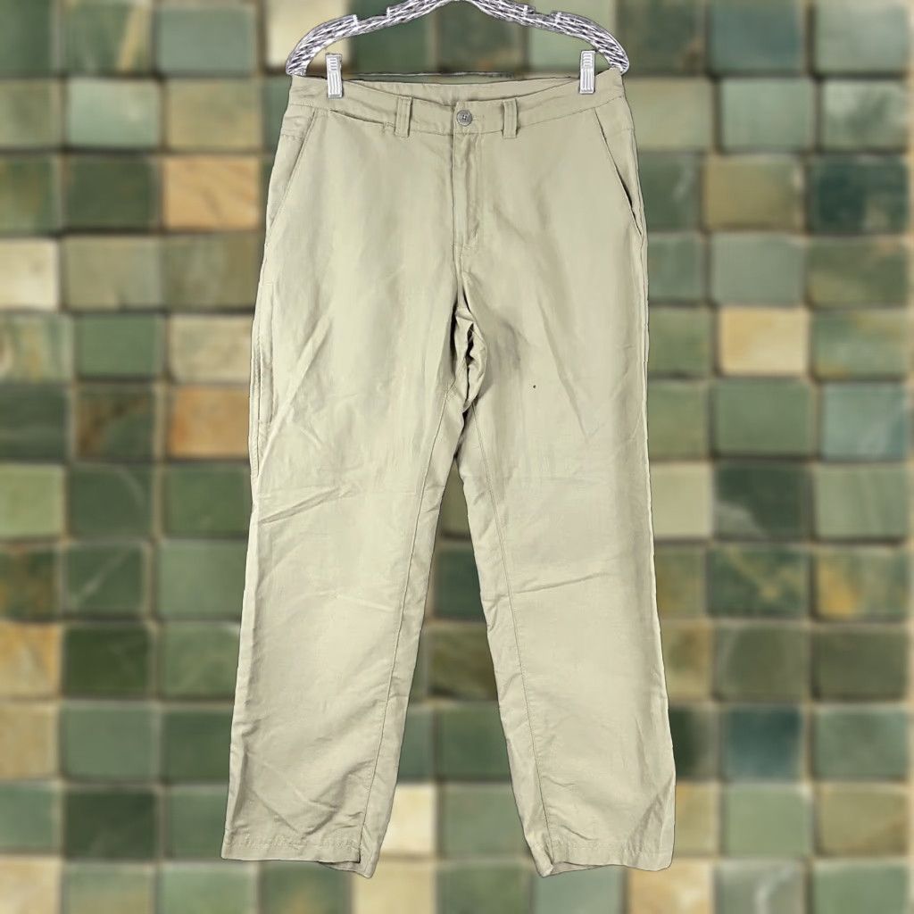 Vintage REI Pants Chino Mens 32x29 Beige Regular Inseam 29 Outdoor Outdoor Pants with Small Imperfections Size US 32 / EU 48 - 1 Thumbnail