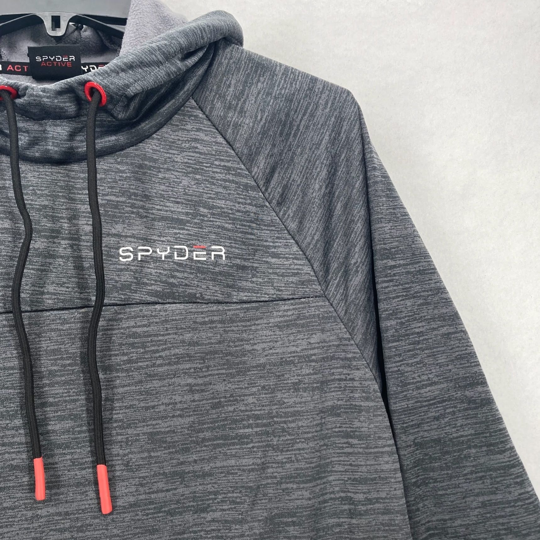 Spyder Spyder Active ProWEB Pullover Hoodie Mens Small Dark Gray Stretch Quick Dry NWT Size US S / EU 44-46 / 1 - 3 Thumbnail