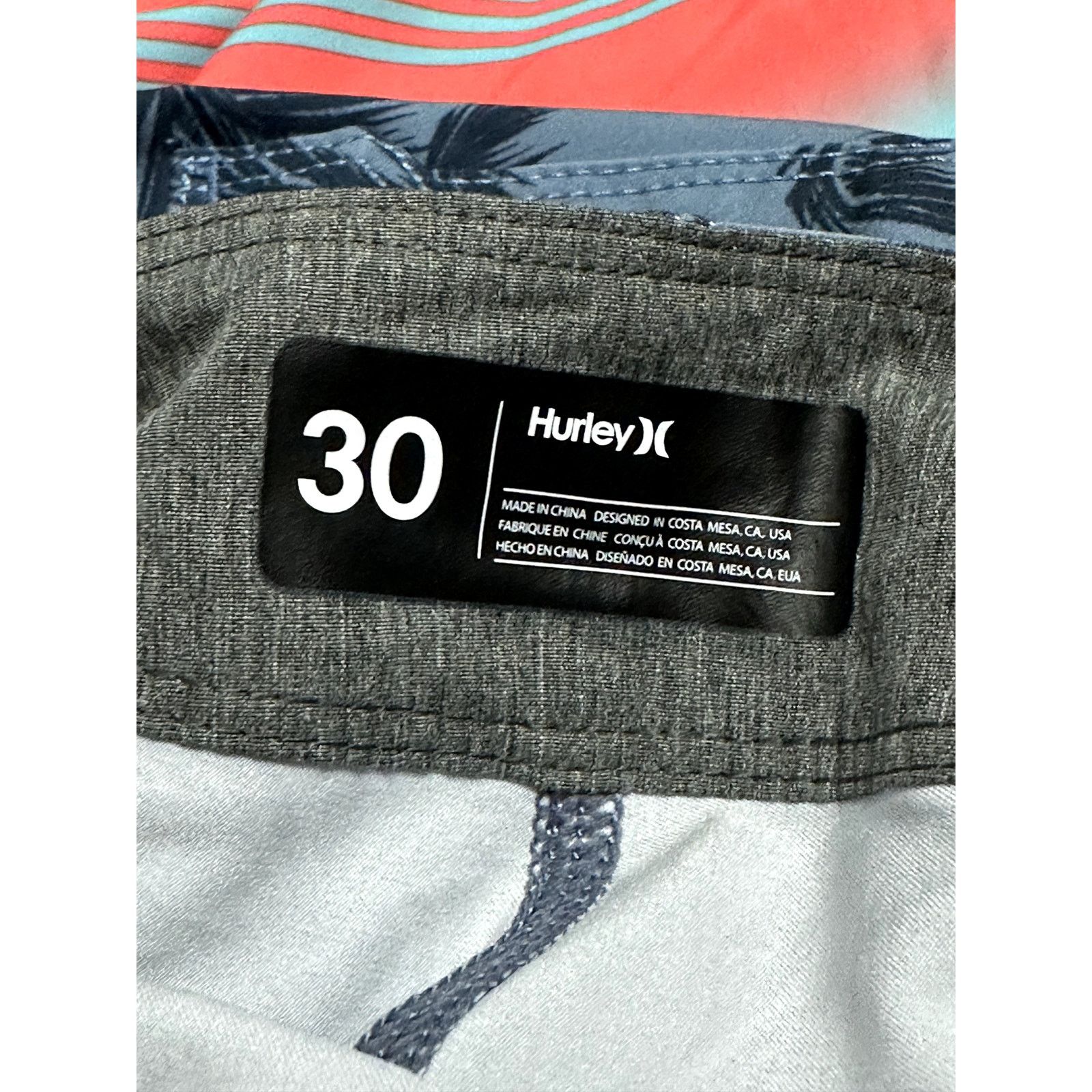 Hurley Hurley Board Shorts Palm Tree Phantom Multicolor M 30 NWT Size US 30 / EU 46 - 8 Thumbnail