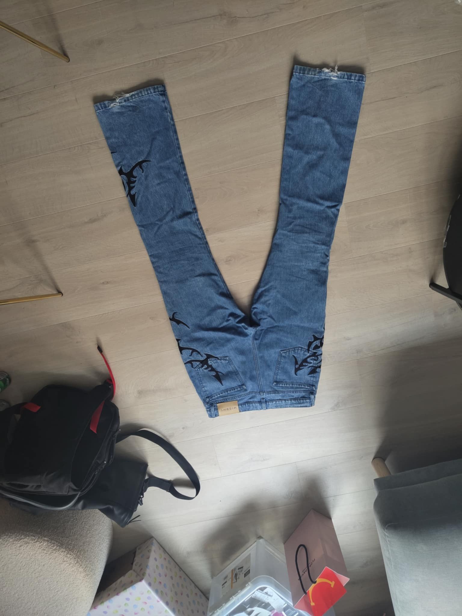 Misbhv Misbhv hardcore emroidered flared jeans Size US 32 / EU 48 - 5 Thumbnail