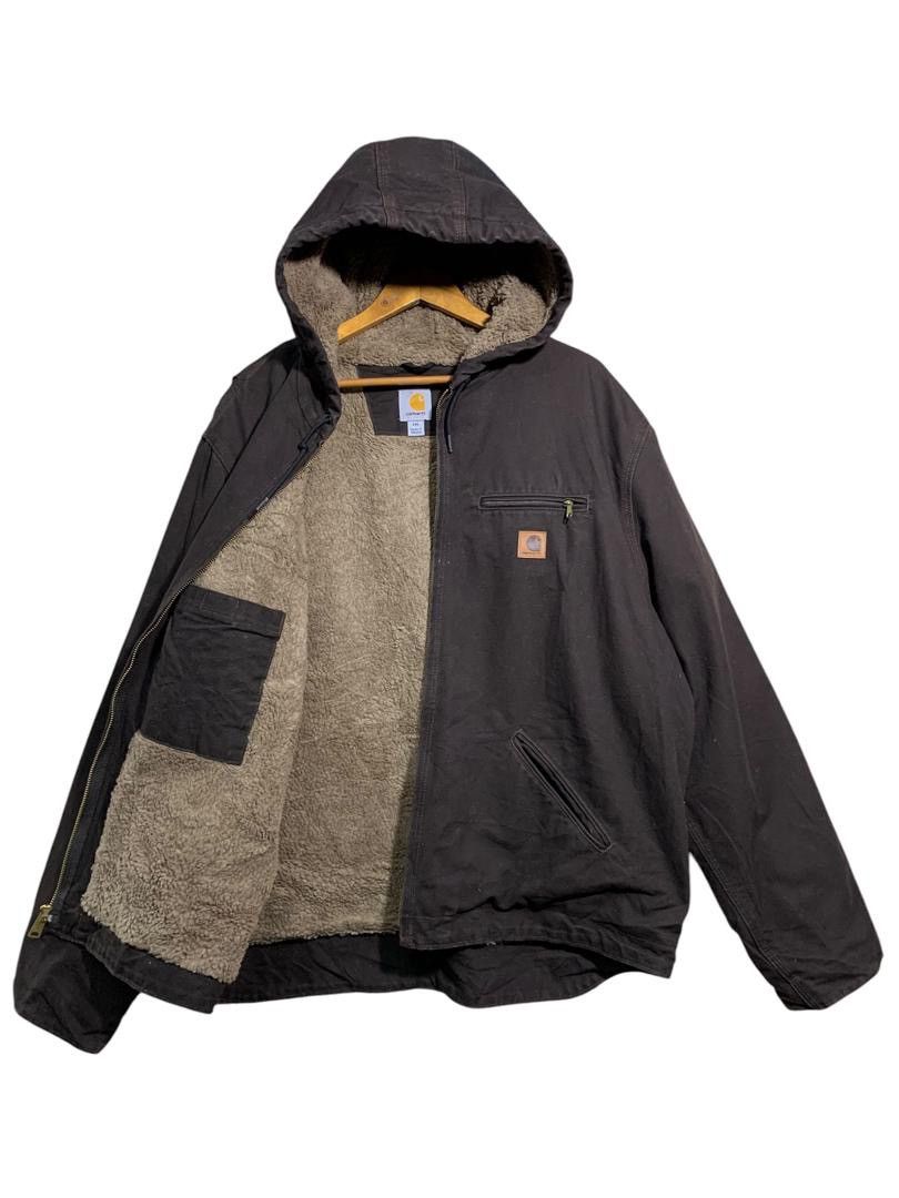 Carhartt × Vintage ⚡️VTG CARHARTT WORKERS ZIPPER HOODIE JACKET Size US XXL / EU 58 / 5 - 1 Thumbnail