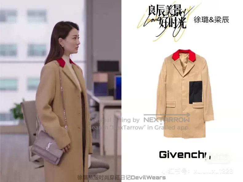 Givenchy Givenchy Contrast Color Wool Coat, Size US M / EU 48-50 / 2 - 7 Thumbnail