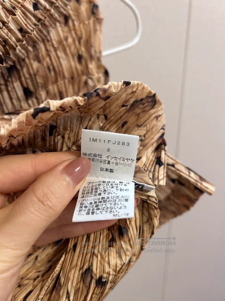 Issey Miyake Issey Miyake Dry Wood Texture Shirt Size M / US 6-8 / IT 42-44 - 5 Thumbnail