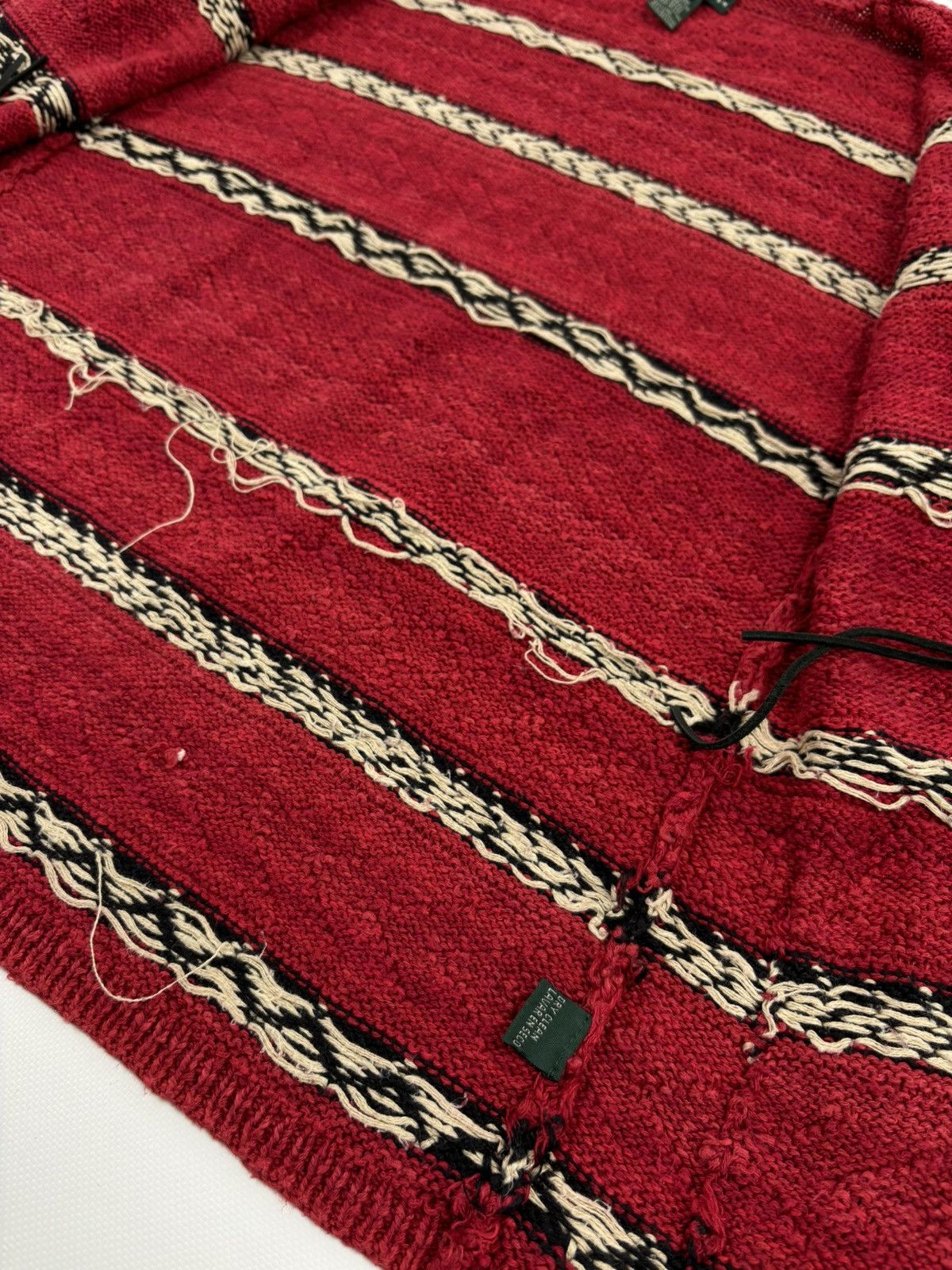 Lauren Ralph Lauren RARE Polo RRL Hand Knit Linen Aztec Navajo Striped Cardigan Size US M / EU 48-50 / 2 - 23 Thumbnail