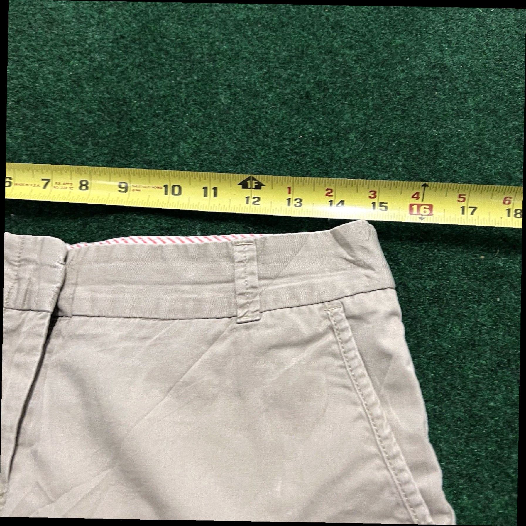 J.Crew J.CREW Chino Shorts Sz 4 Beige Summer Walking Outdoors Size 27" / US 4 / IT 40 - 4 Thumbnail